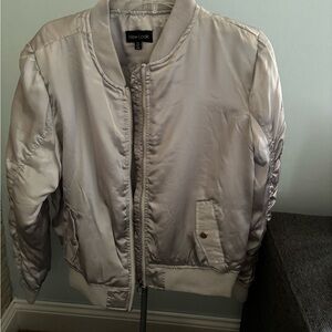 Silver Bomber Jacket